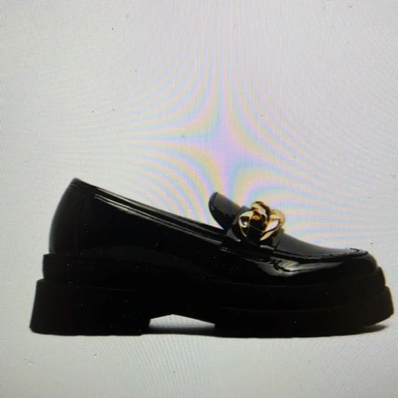 Qupid chain black loafer - Picture 5 of 9
